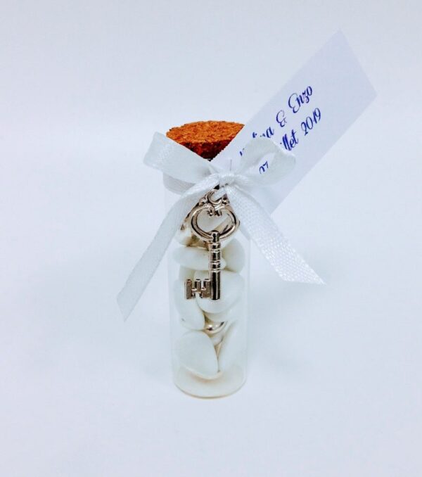 Mini éprouvette dragees en verre