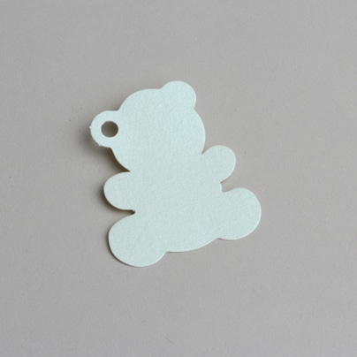 etiquette ourson bleu ciel