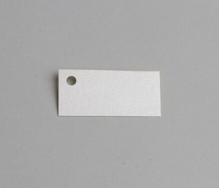 Étiquette à dragées - Rectangle - Ivoire