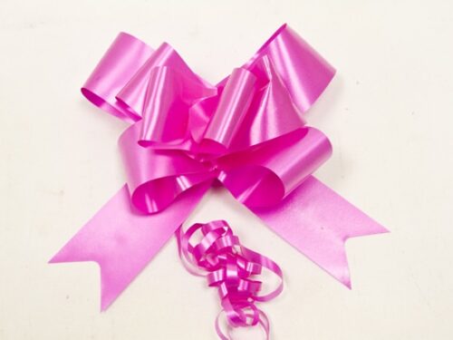 Noeud voiture mariage Fuchsia