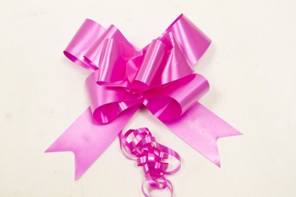 Noeud voiture mariage Fuchsia