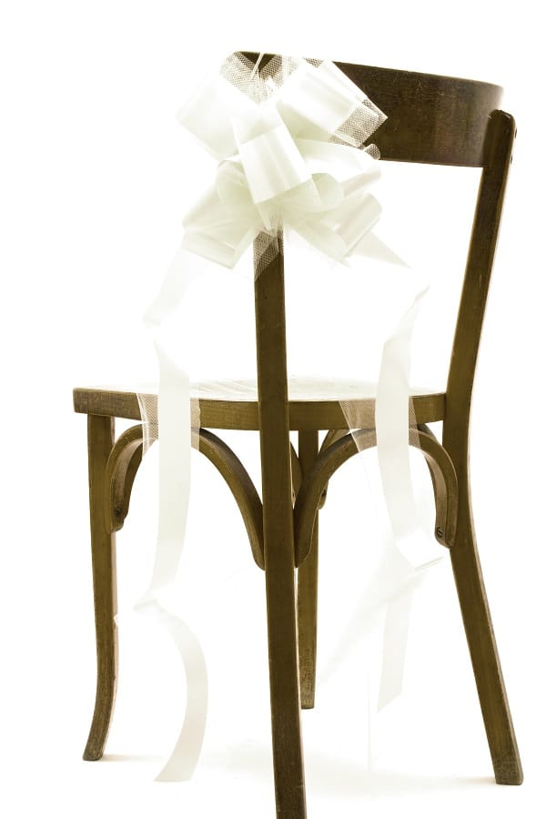 decoration noeud chaise