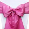 Noeud pour housse de chaise fuchsia