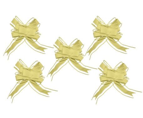 Noeud voiture mariage jaune