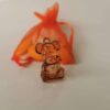 Souris pendentif en plexi Chocolat - Lot de 6