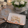 Plateau gateau Eid Mubarak Rose Gold