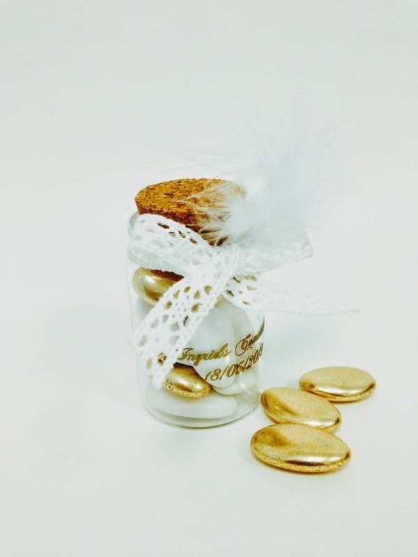 Pot a dragees bouchon liege