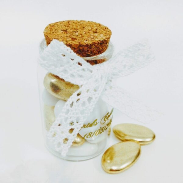 Pot a dragees bouchon liege large