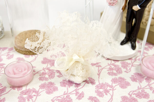 tulle a dragées festonnée ivoire