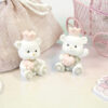 Figurine résine - Ourson rose - Lot de 2