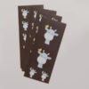 Stickers girafe bleu ciel - Lot de 30
