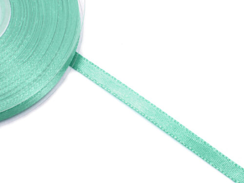 Ruban satin vert aqua