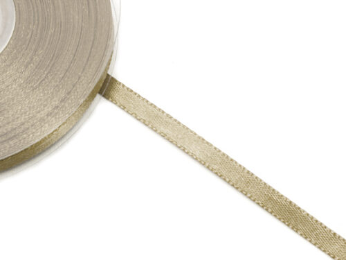 Ruban satin taupe