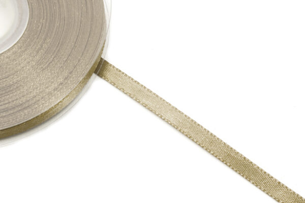 Ruban satin taupe