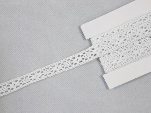 Ruban dentelle blanc