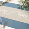 chemin de table baptême petits pies