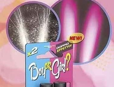 Fontaines Scintillantes Gender Reveal - Fille - Lot de 2