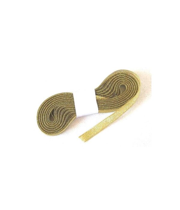 Ruban aspect métallisé or