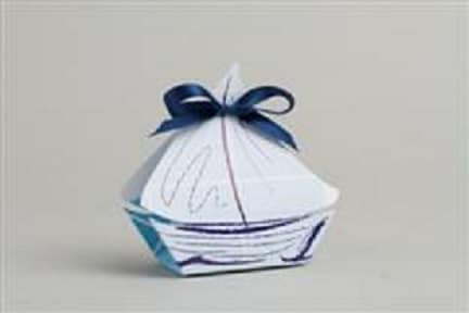 Contenant à dragée Bateau Voilier - S1244.112