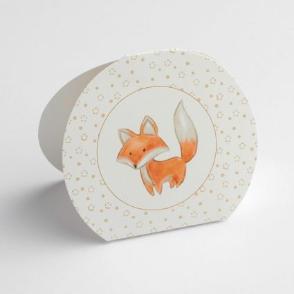 Contenant à dragée Renard Blanc - S1963.11