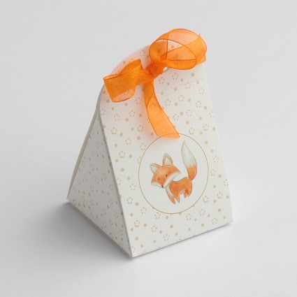 Contenant à dragée Iris Renard Blanc - S1963.24