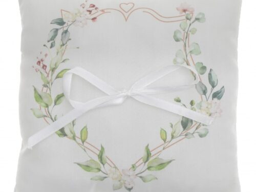 SAN-6840- Coussin Porte-Alliances – Végétal – 1 Coussin Alliances - Végétal