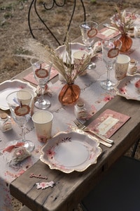 Gobelet Fleuri - Lot de 10