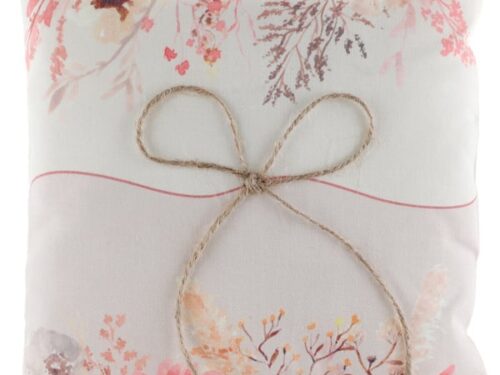 SAN-8338- Coussin Alliances Fleuri – 1 Coussin alliances - Fleuri