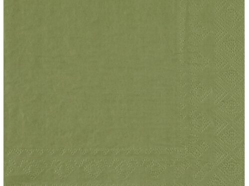 Serviettes papier - Vert Eucalyptus - Lot de 25