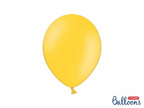 ballon uni jaune moutarde