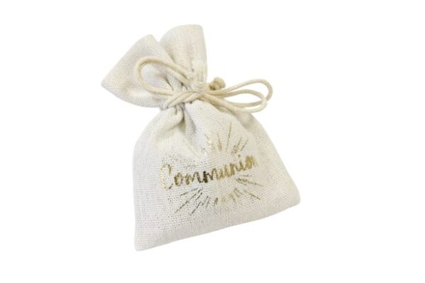 deco communion blanc et or