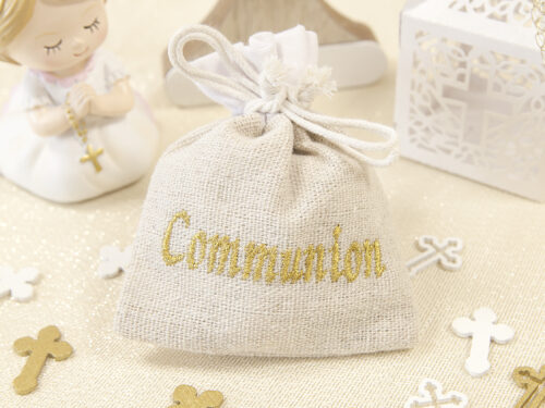 sac a dragees communion brodee