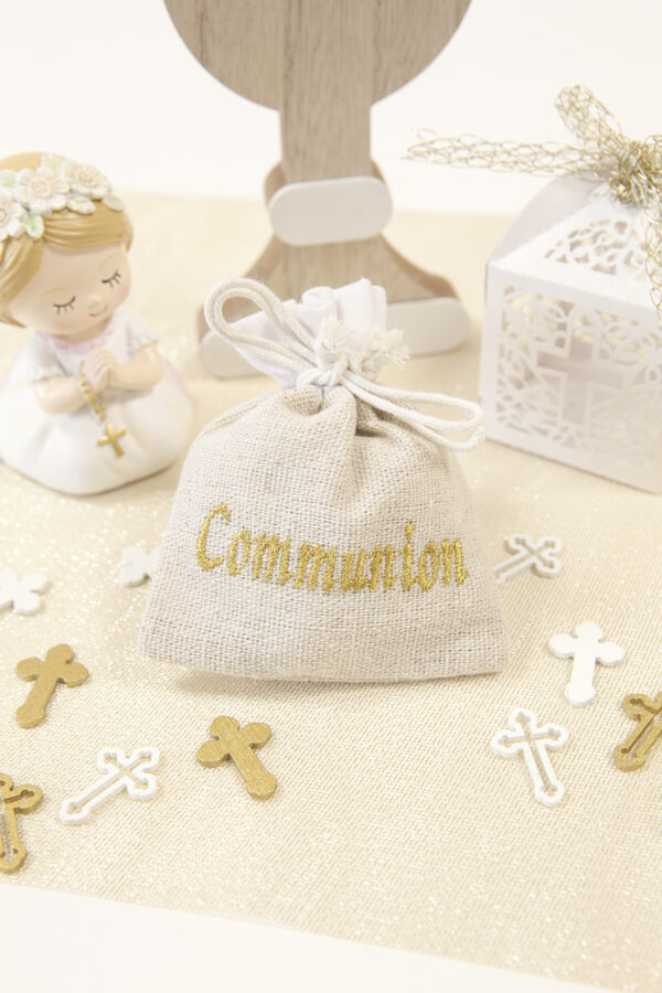 sac a dragees communion brodee