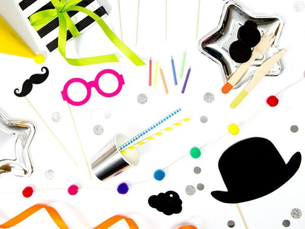 Couverts en bois - Jaune - Lot de 18