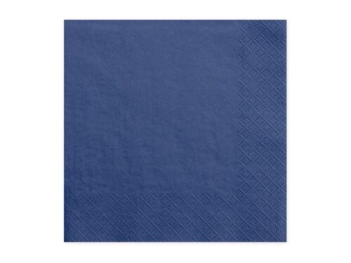 serviette bleu roi