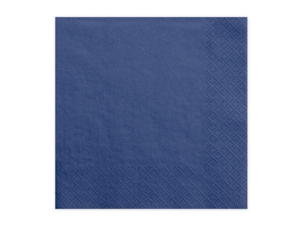 serviette bleu roi
