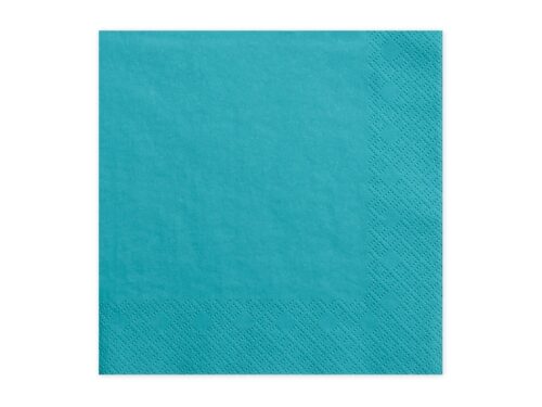 Serviette bleu turquoise