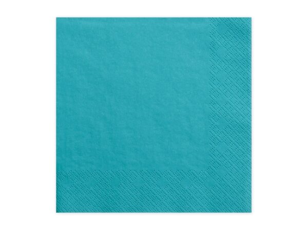 Serviette bleu turquoise