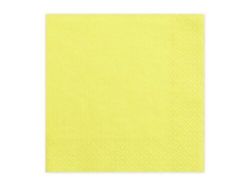 serviette jaune