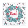 serviette noel