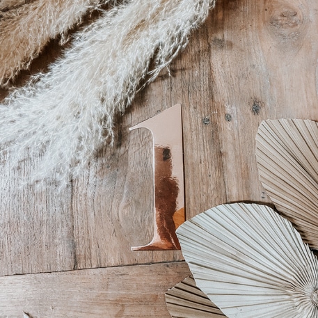 STICKER CHIFFRE 1 ROSE GOLD 91522