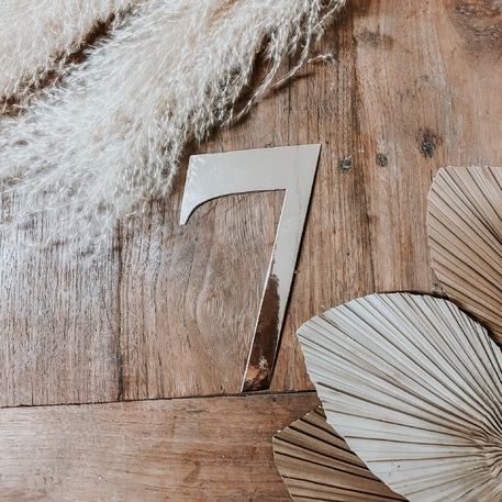 STICKER CHIFFRE 7 OR 91518