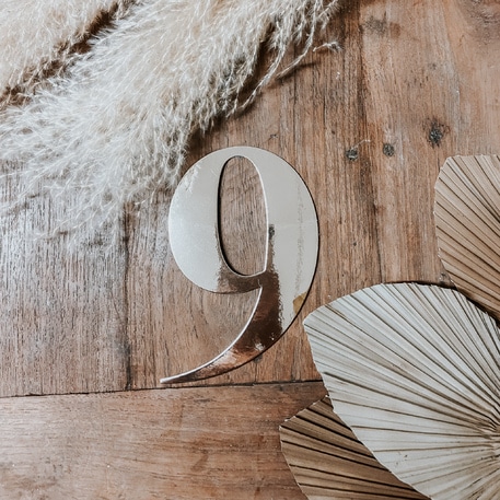 STICKER CHIFFRE 9 OR 91520