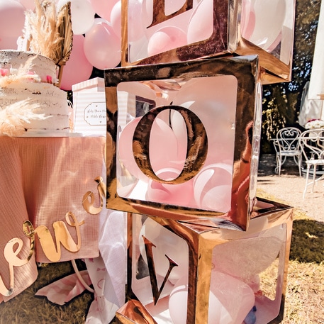 STICKERS LOVE ROSE GOLD 91551