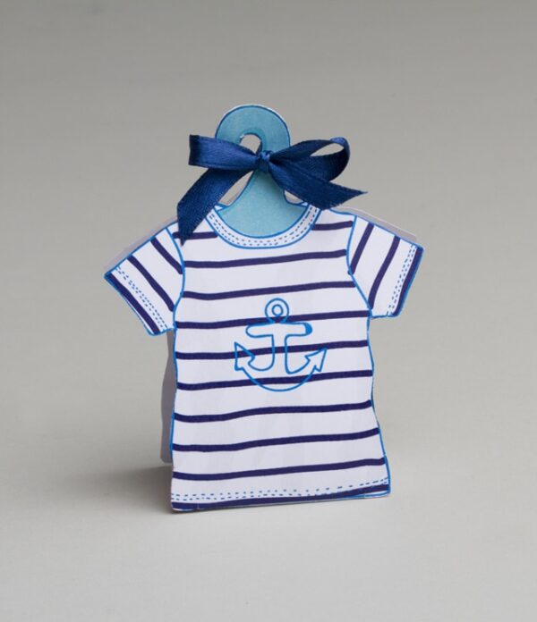 Contenant à dragée T-shirt Marine - STSH112MA