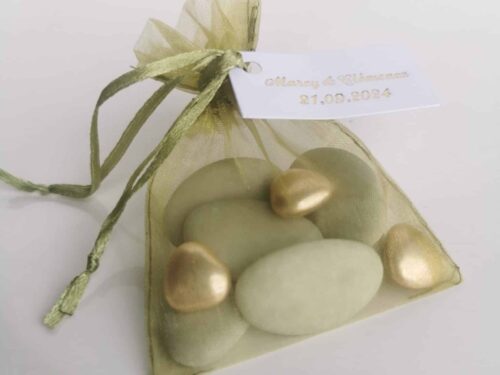 Sachet dragées vert sauge