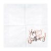 Serviette Happy Birthday