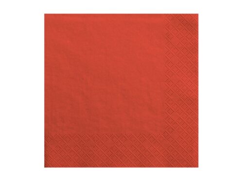 Serviette Rouge papier