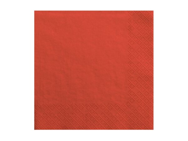 Serviette Rouge papier