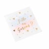 Serviette fille ou garcon Gender Reveal 79142